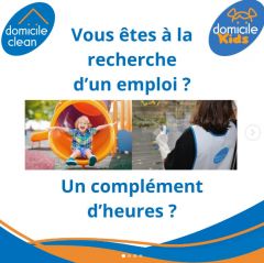 Domicile Clean Colombes recrute!